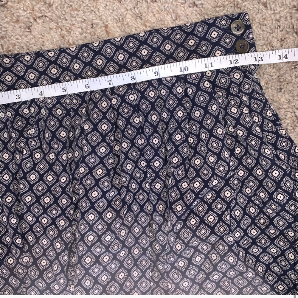 Burberry | Vintage Pleated Blue Retro Skirt - Picture 4 of 5